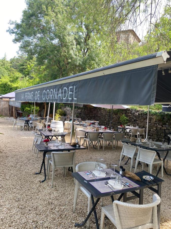 Restaurant Et Chambres D'Hotes La Ferme De Cornadel Anduze Exteriér fotografie