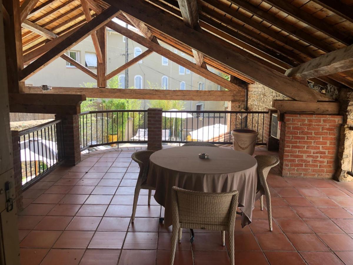 Restaurant Et Chambres D'Hotes La Ferme De Cornadel Anduze Exteriér fotografie